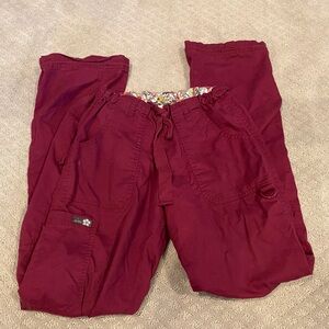 XS adjustable waist scrubs